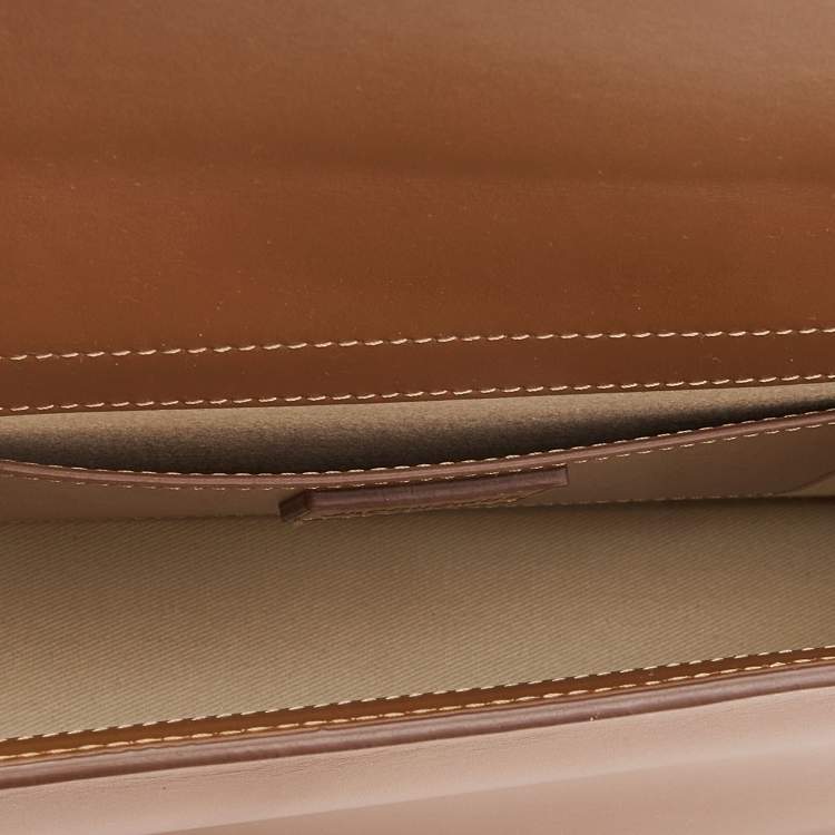 Pre Owned Jacquemus Brown Leather Le Bambino Top Handle Bag