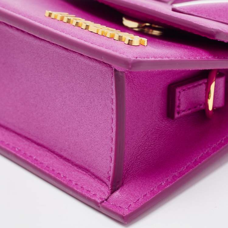 Pre Owned Jacquemus Pink Leather Mini Le Chiquito Bag