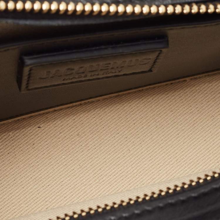 Pre Owned Jacquemus Black Leather Le Sac Ciuciu Shoulder Bag