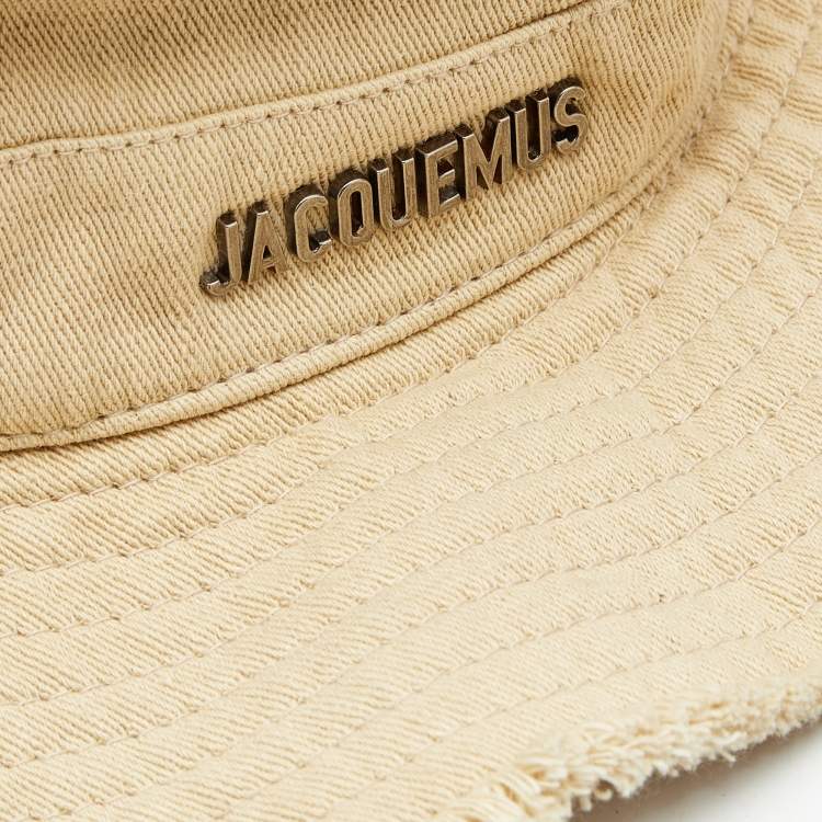 Pre Owned Jacquemus Beige Cotton Le bob Artichaut Hat One Size 