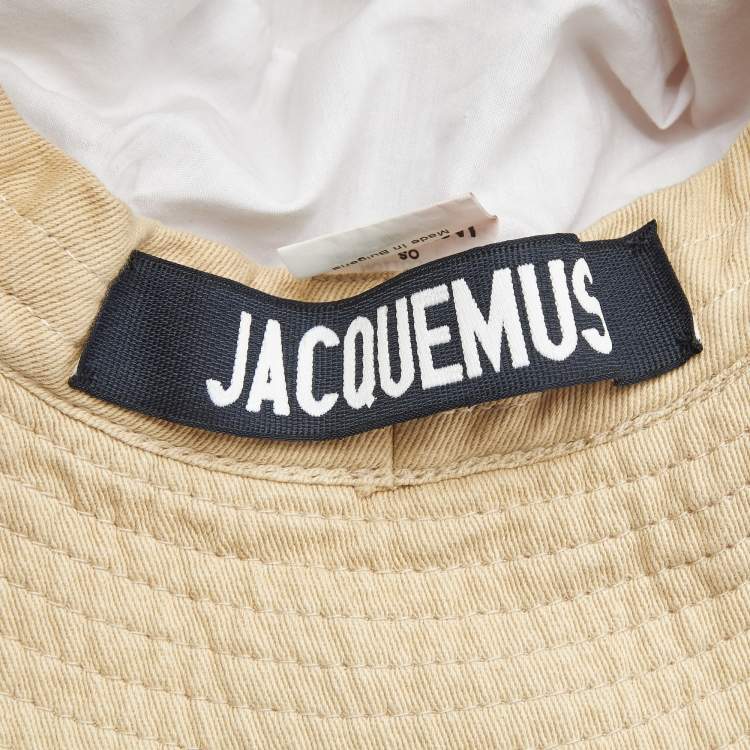 Pre Owned Jacquemus Beige Cotton Le bob Artichaut Hat One Size 