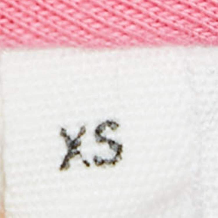 Pre Owned Jacquemus Pink Cotton Knit Underwired Lace-Up Baci Crop Top XS
