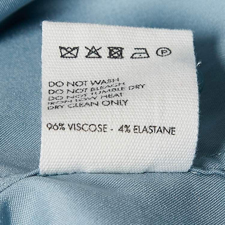 Pre Owned Jacquemus Grey Satin Open-Back La Chemise Mentalo Shirt S