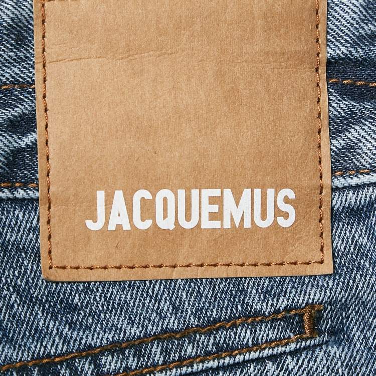 Pre Owned Jacquemus Blue Denim Le De Nimes Court Artichaut Jeans XL