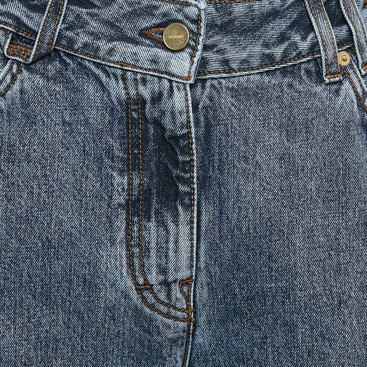 Pre Owned Jacquemus Blue Denim Le De Nimes Court Artichaut Jeans XL