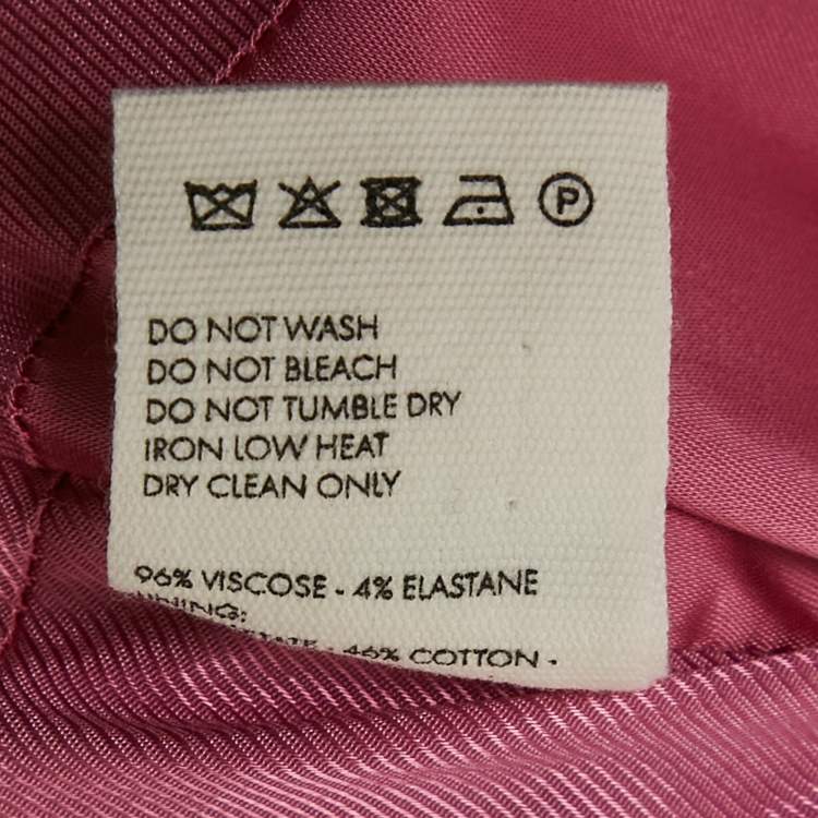 Pre Owned Jacquemus Pink Satin Ruche Asymmetric La Robe Saudade Short Dress M