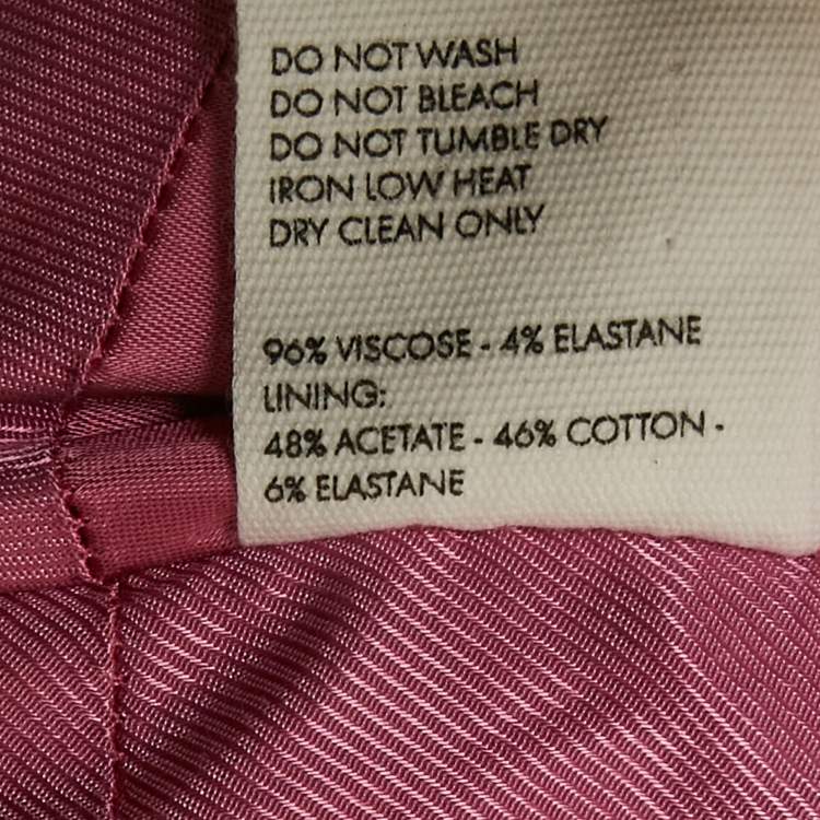 Pre Owned Jacquemus Pink Satin Ruche Asymmetric La Robe Saudade Short Dress M
