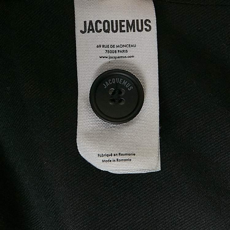 Pre Owned Jacquemus Brown Jute Le Raphia Blazer and Trousers Pantsuit S