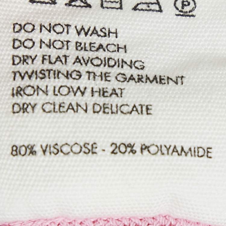 Pre Owned Jacquemus Pink Rib Knit Back Open Mini Dress M