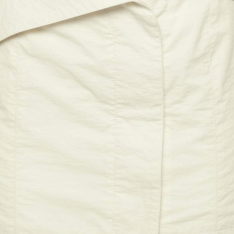 Pre Owned Jacquemus Cream Cotton Cut-Out Detail L'amour Mini Dress XS