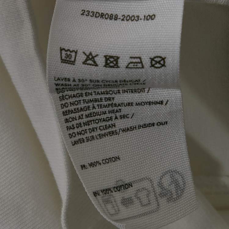 Pre Owned Jacquemus White Cotton Knit Cut-Out Mini Dress S