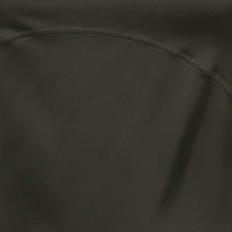 Pre Owned Jacquemus Black Satin Sleeveless Slip Dress S 