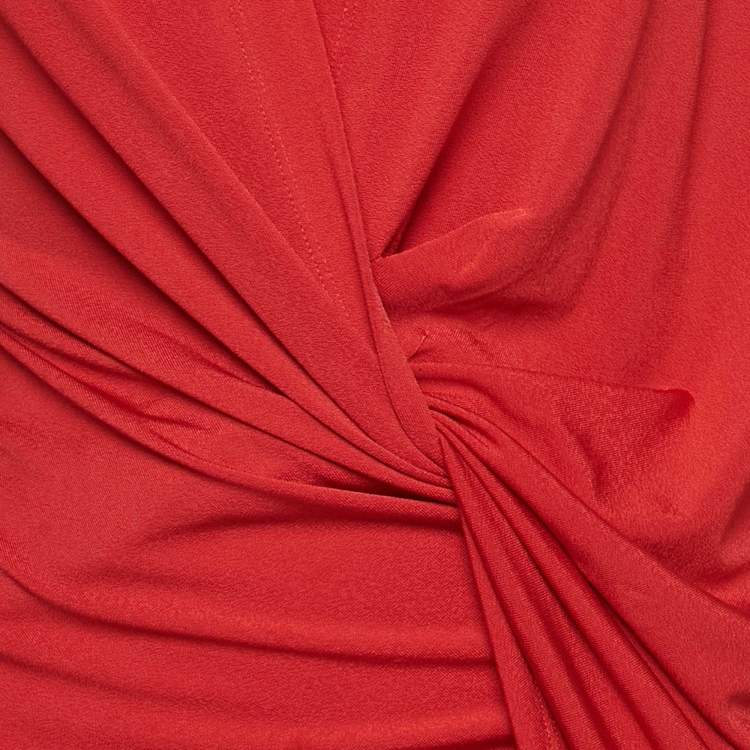 Pre Owned Jacquemus Red Jersey La Robe Bahia Mini Dress S