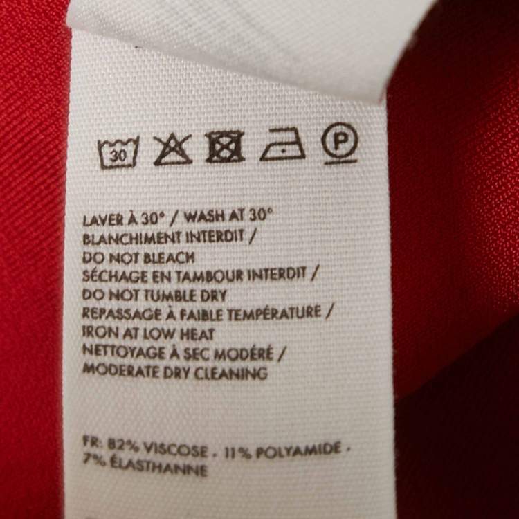 Pre Owned Jacquemus Red Jersey La Robe Bahia Mini Dress S