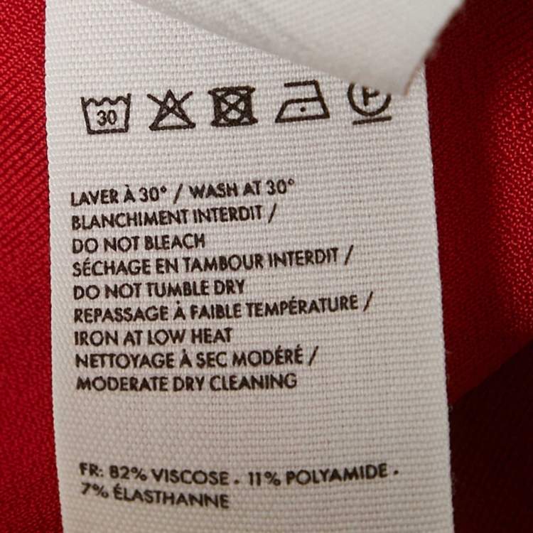 Pre Owned Jacquemus Red Jersey La Robe Bahia Mini Dress S