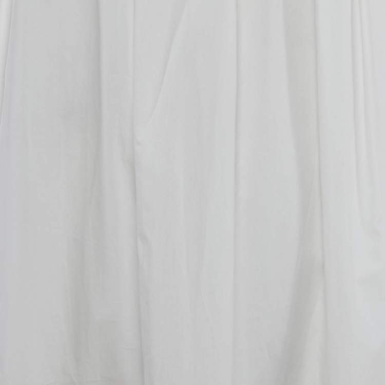 مملوكة مسبقًا Jacquemus White Cotton Les Santons De Provence Maman Maxi Dress S