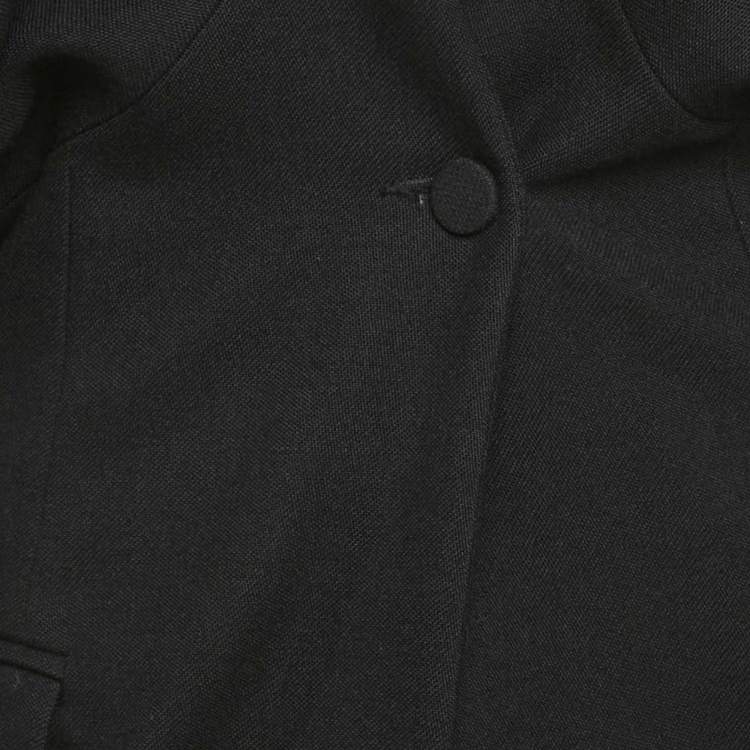 Pre Owned Jacquemus Black Wool L'amour dún gitan Pleated Coat L