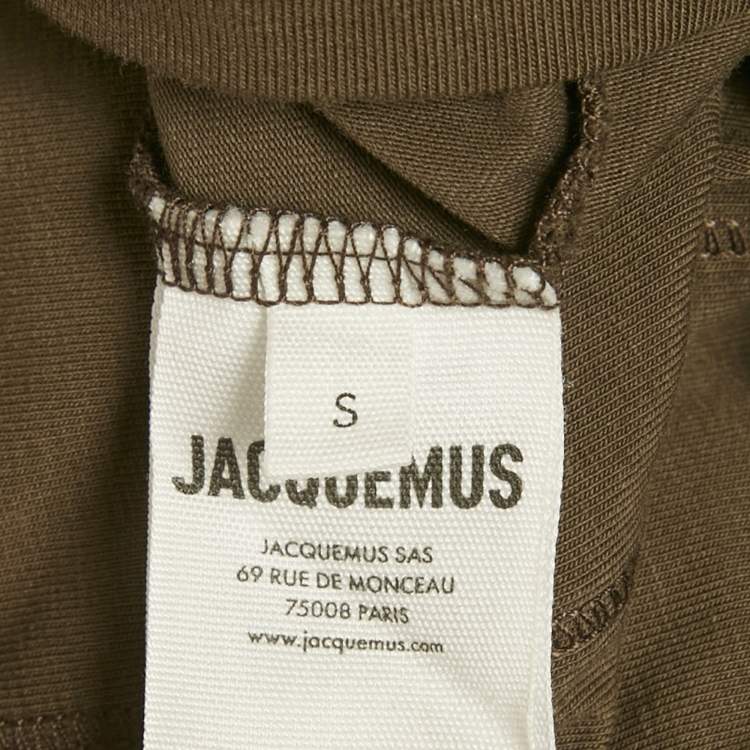 Pre Owned Jacquemus Green Jersey Sierra  Le T-Shirt S
