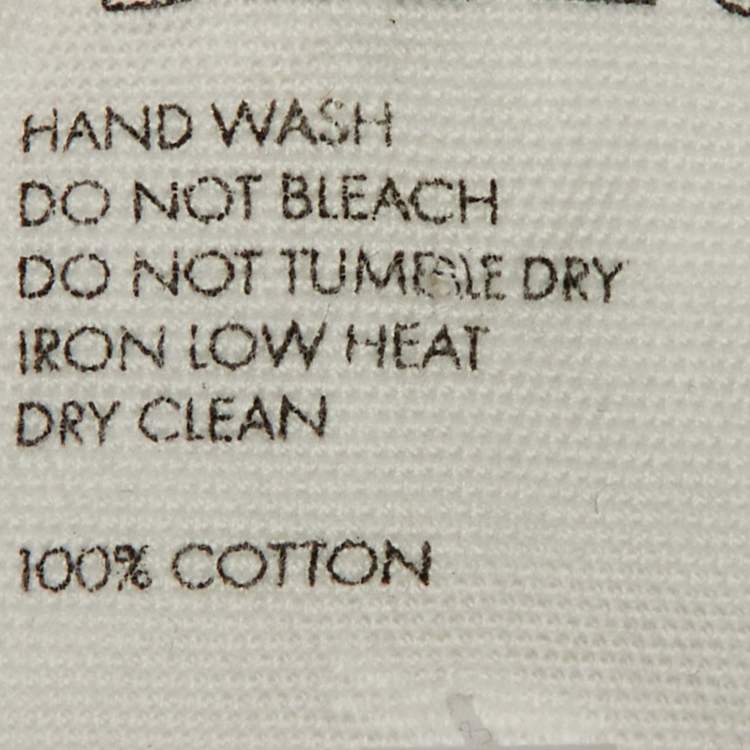 Pre Owned Jacquemus White Cotton Le Splash Crop Top S 