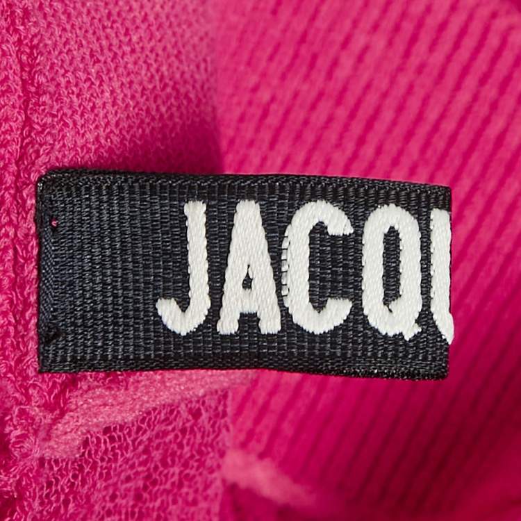 مملوكة مسبقًا Jacquemus Pink Rib Knit Maxi Skirt M