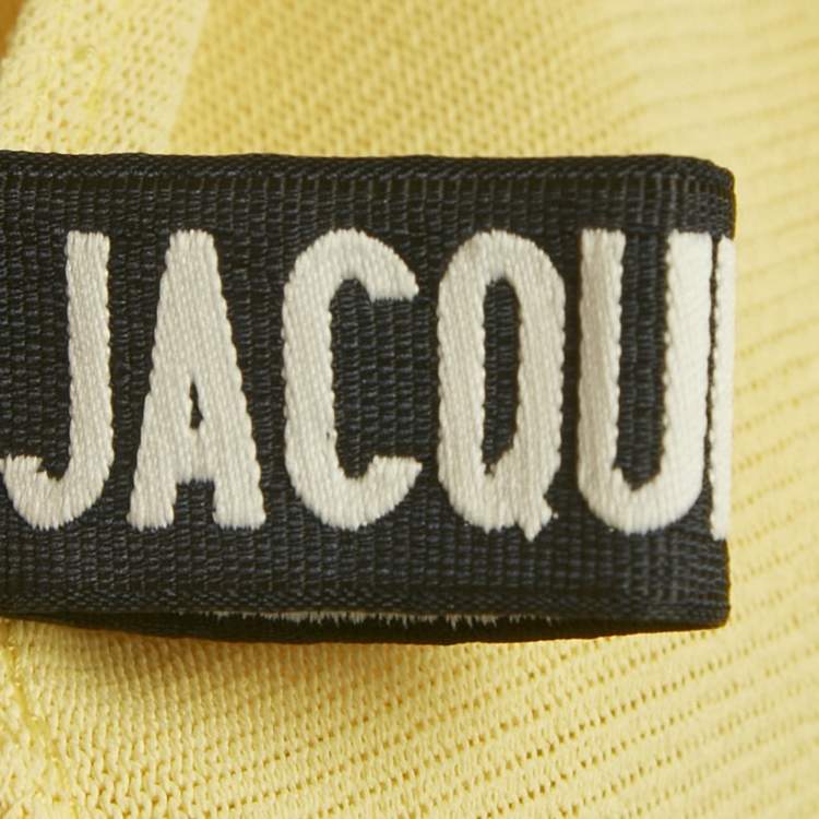 Pre Owned Jacquemus Yellow Knit La Robe Maille Valensole Maxi Dress S