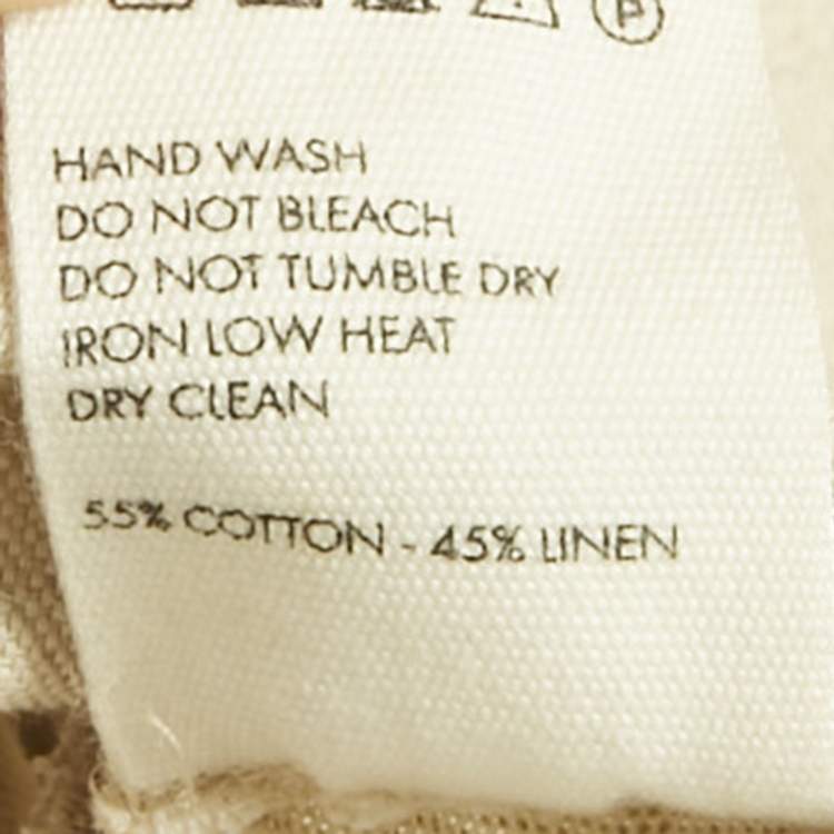 مملوكة مسبقًا Jacquemus Beige Cotton Blend Crop Top S