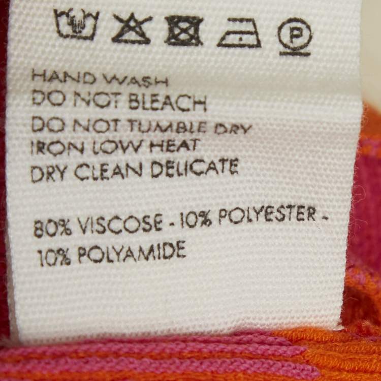 Pre Owned Jacquemus Orange/Pink Rib Knit Bralette & Shorts Set S/L