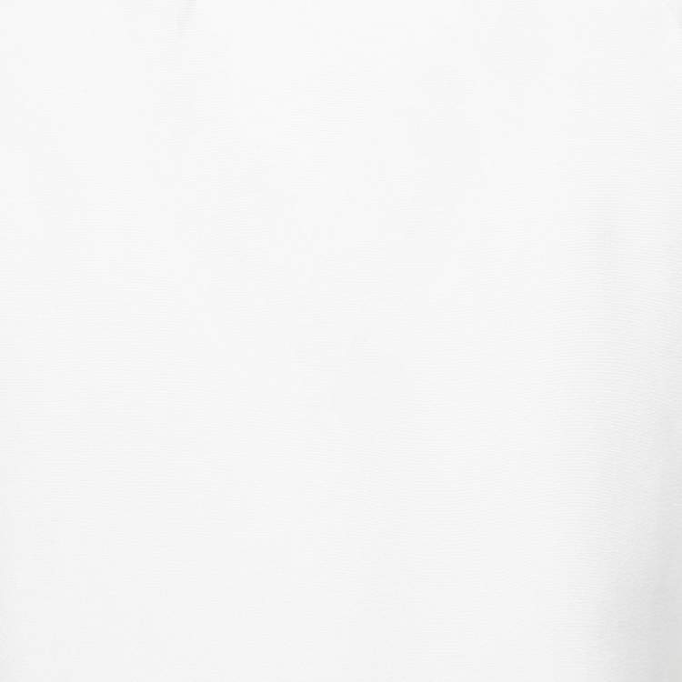 Pre Owned Jacquemus La Riviera White Tie Detail Wrapped Crop Top S