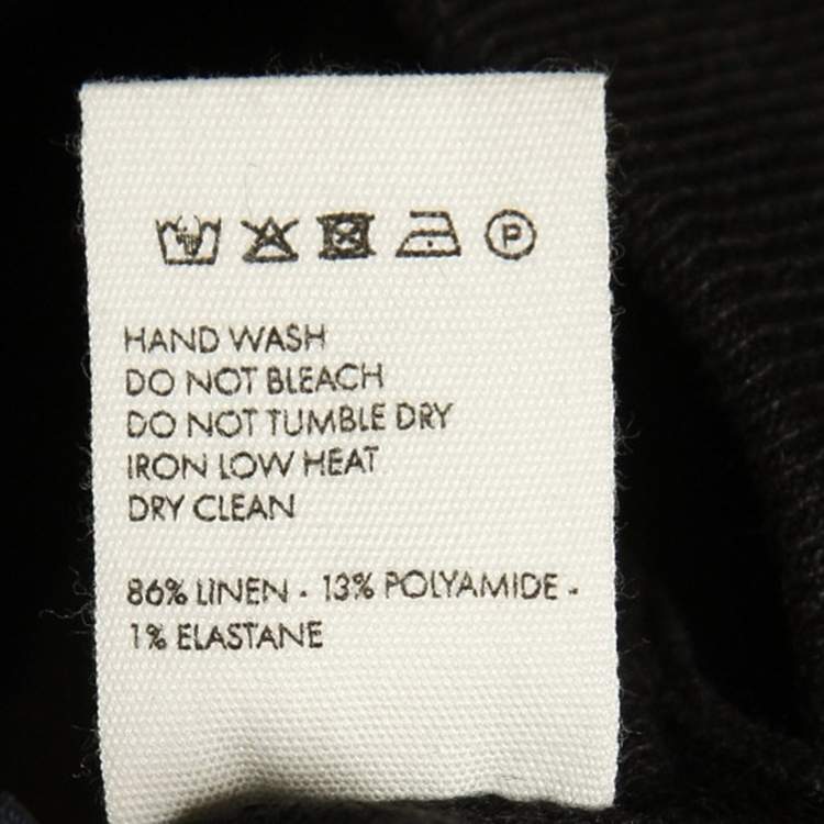 Pre Owned Jacquemus Black Rib Knit Shorts XS