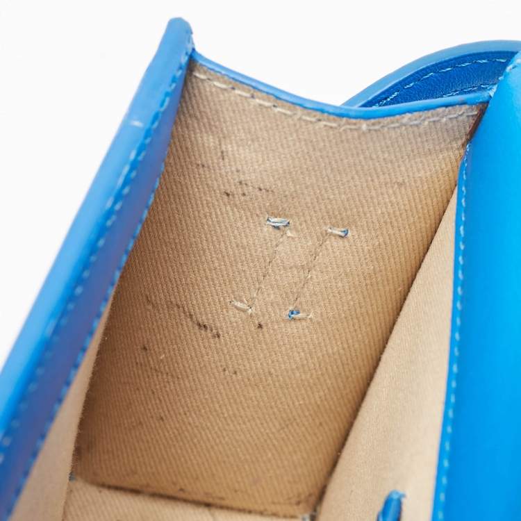 Pre Owned Jacquemus Blue Leather Le Bambino Long Shoulder Bag