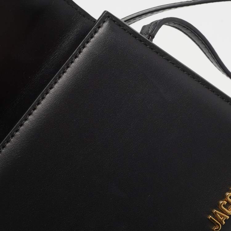 Pre Owned Jacquemus Black Leather Le Bambino Long Shoulder Bag