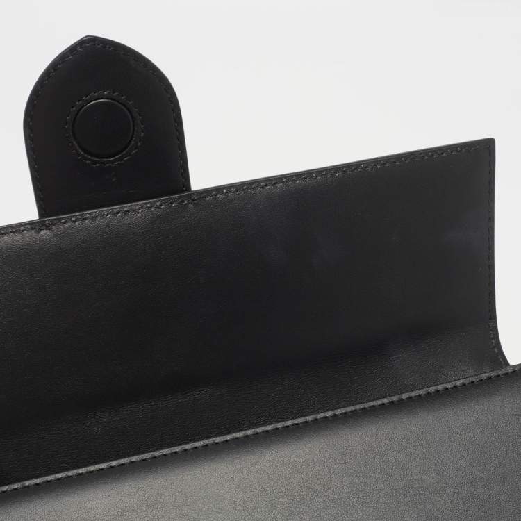 Pre Owned Jacquemus Black Leather Le Bambino Long Shoulder Bag