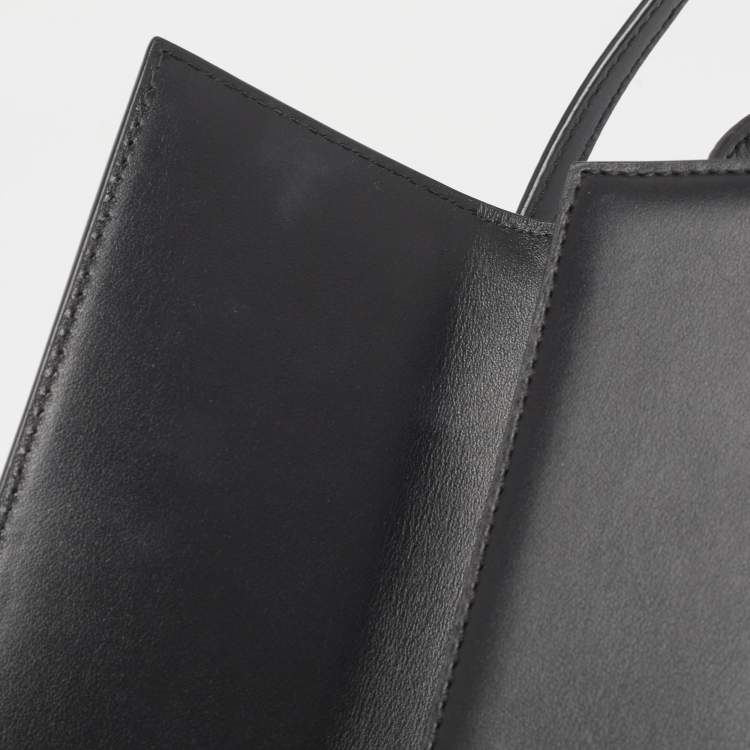 Pre Owned Jacquemus Black Leather Le Bambino Long Shoulder Bag