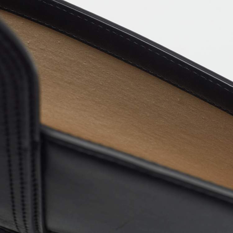 Pre Owned Jacquemus Black Leather Le Bambino Long Shoulder Bag