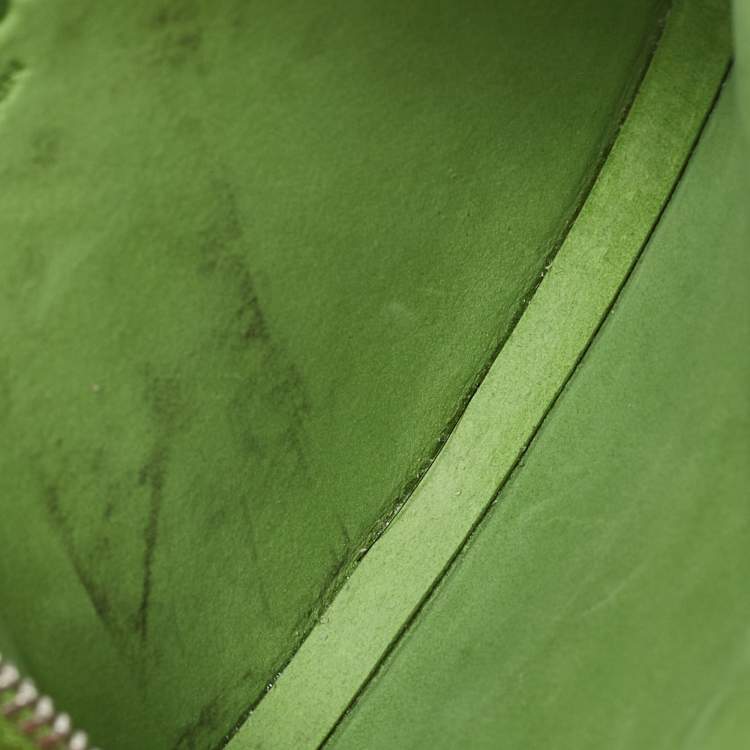 Pre Owned Jacquemus Green Suede Le Pitchou Coin Purse