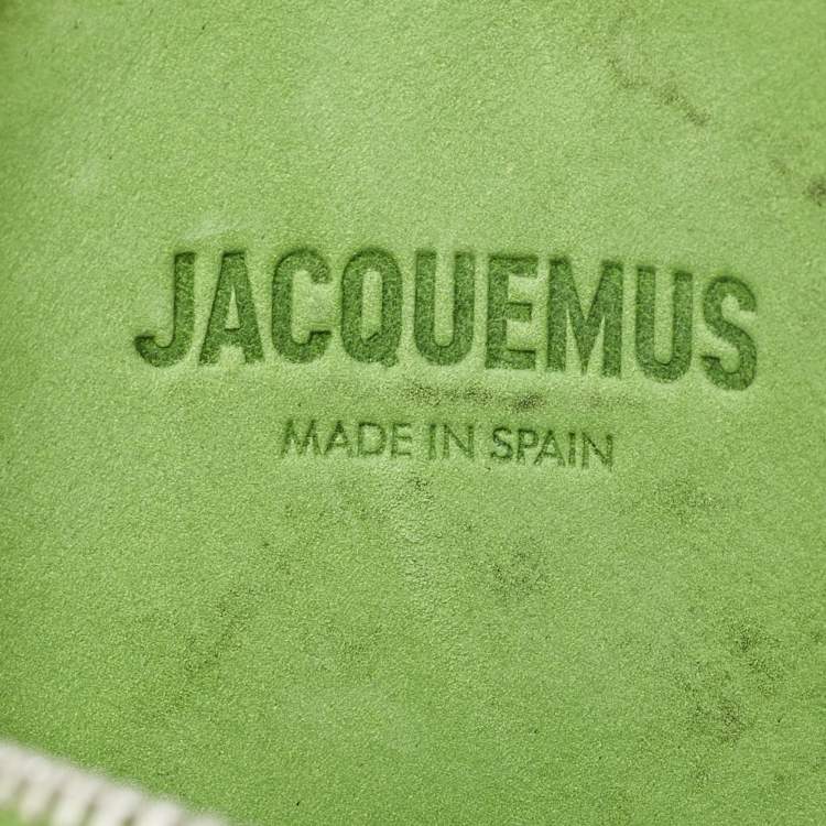 Pre Owned Jacquemus Green Suede Le Pitchou Coin Purse