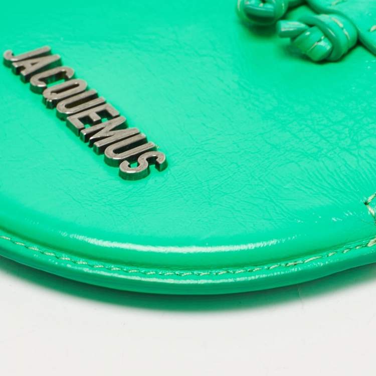 Pre Owned Jacquemus Green Leather Le Pitchou Coin Purse