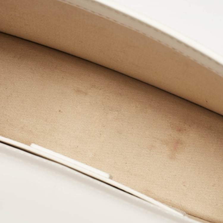 Pre Owned Jacquemus White Leather Le Grand Bambino Top Handle Bag