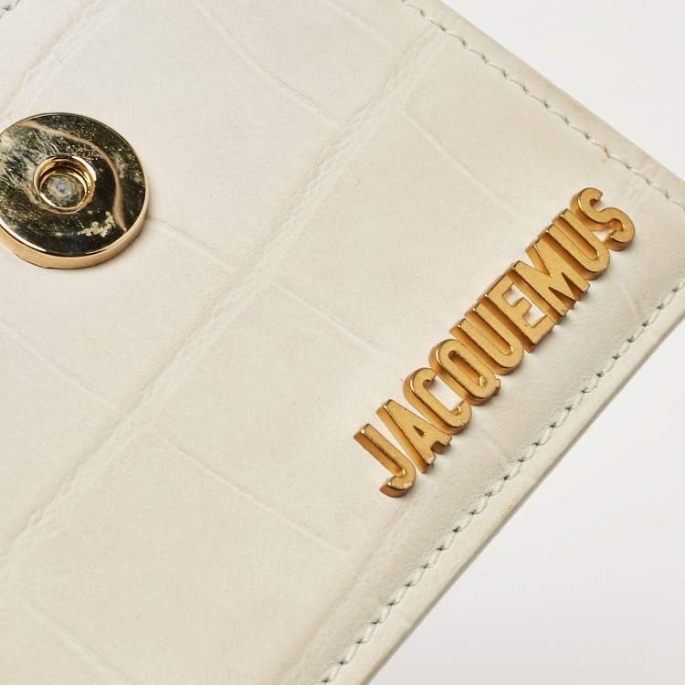 Pre Owned Jacquemus Light Grey Nubuck Leather Mini Le Chiquito Top Handle Bag