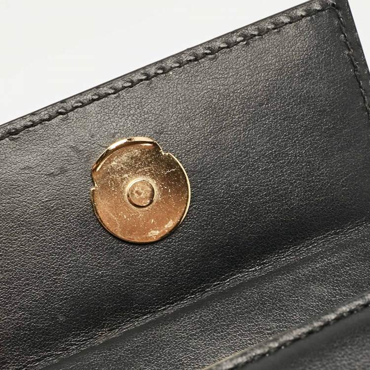 Pre Owned Jacquemus Black Leather Mini Le Chiquito Top Handle Bag