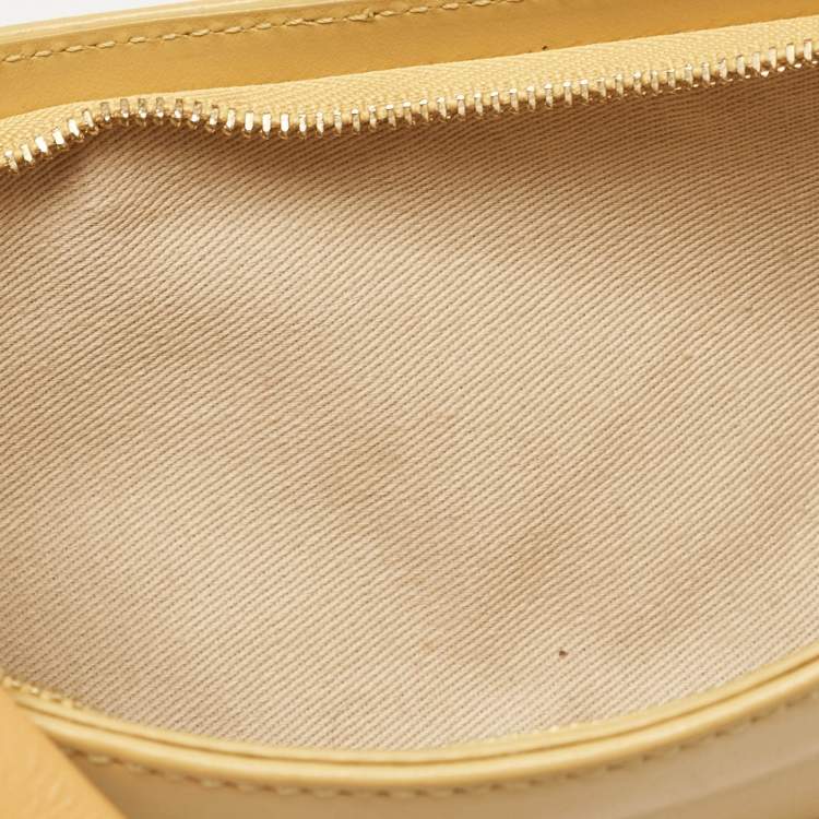 Pre Owned Jacquemus Light Yellow Leather Le Bisou Perle Bag