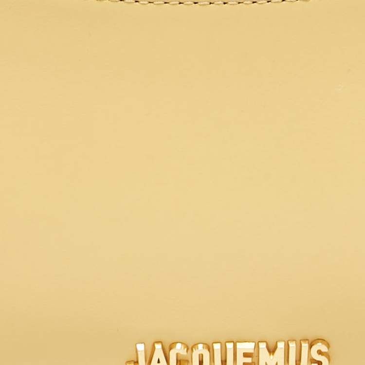 Pre Owned Jacquemus Light Yellow Leather Le Bisou Perle Bag