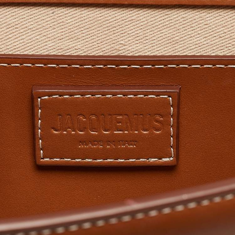 Pre Owned Jacquemus Brown Leather Le Bambino Long Shoulder Bag