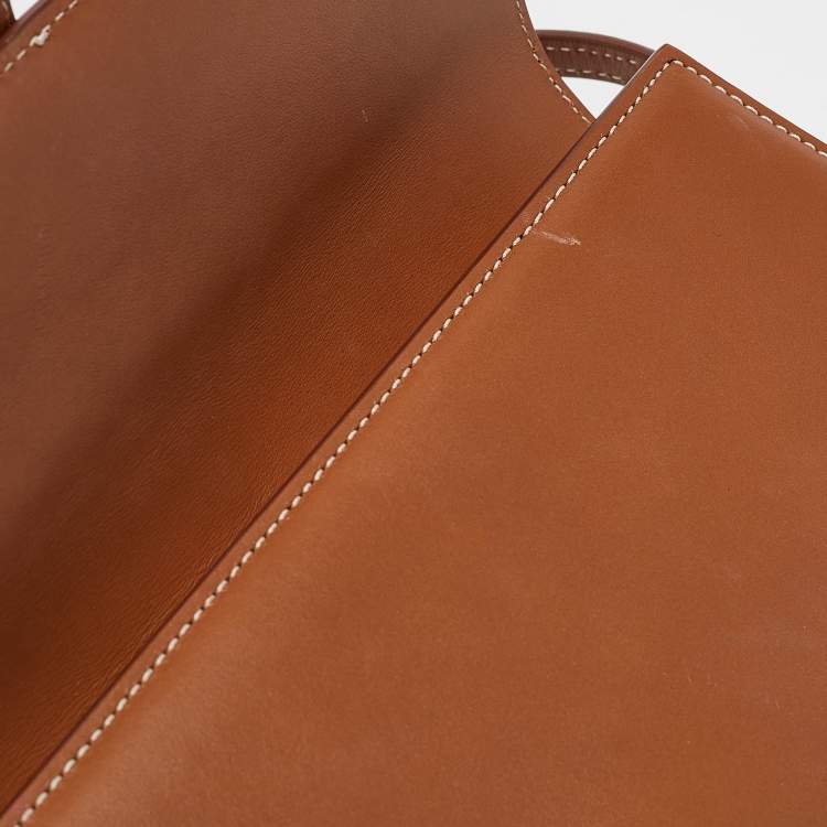 Pre Owned Jacquemus Brown Leather Le Bambino Long Shoulder Bag