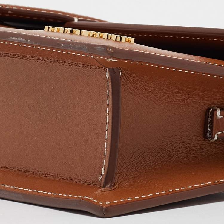 Pre Owned Jacquemus Brown Leather Le Bambino Long Shoulder Bag