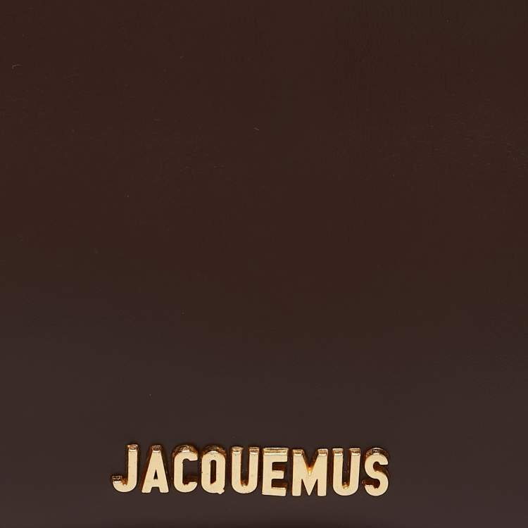 Pre Owned Jacquemus Brown Leather Le Bisou Perle Shoulder Bag