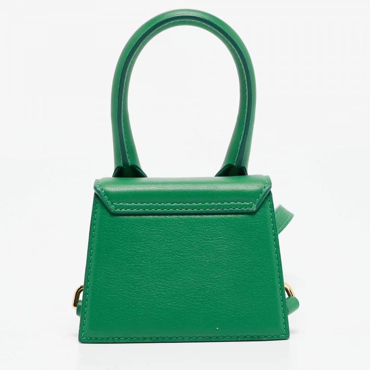 Pre Owned Jacquemus Green Leather Le Chiquito Mini Bag