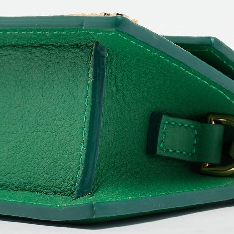 Pre Owned Jacquemus Green Leather Le Chiquito Mini Bag