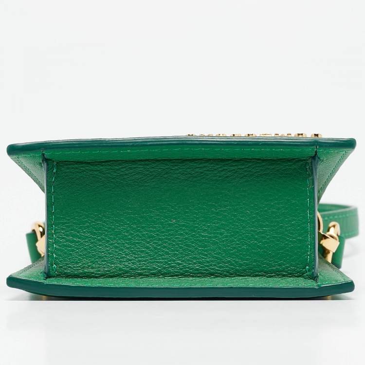 Pre Owned Jacquemus Green Leather Le Chiquito Mini Bag