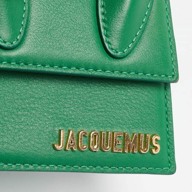 Pre Owned Jacquemus Green Leather Le Chiquito Mini Bag